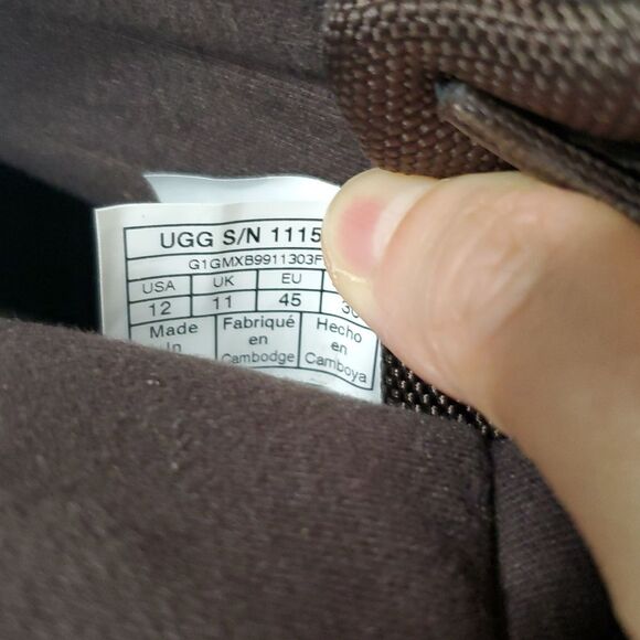 UGG Men's Emmett Waterproof Leather Duck Boot Stout Size 12 NIB - Picture 11 of 16